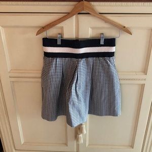 Anthropologie Maeve Black and White Skirt